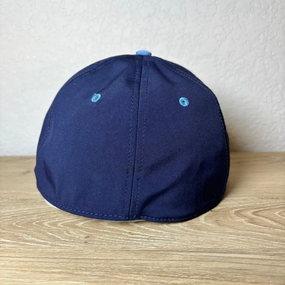 The Game Chicago White Sox Hat Navy Light Blue Fitted Flat Brim Size Medium MLB - Picture 3 of 8